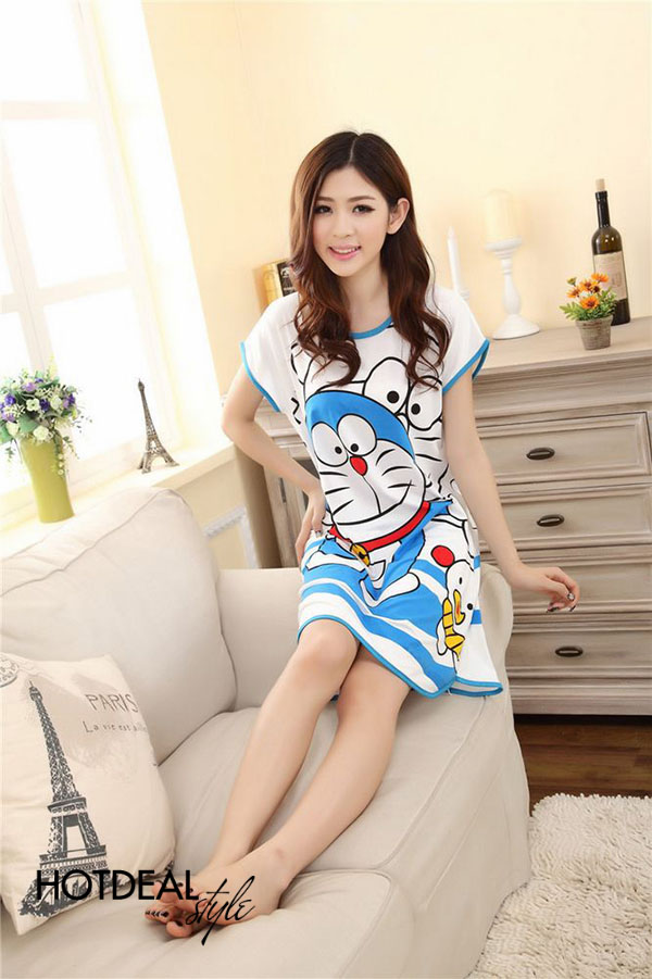 Đầm Ngủ Doraemon